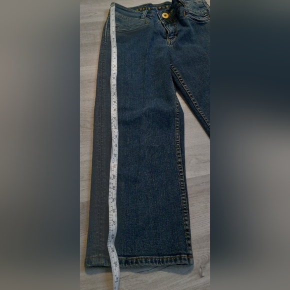 Christopher Blue mid-rise cropped straight leg women Jean - Picture 4 of 12